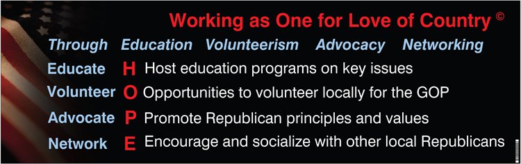 Working as One for Love of Country Image through Educate, Volunteer, Advocate, Network